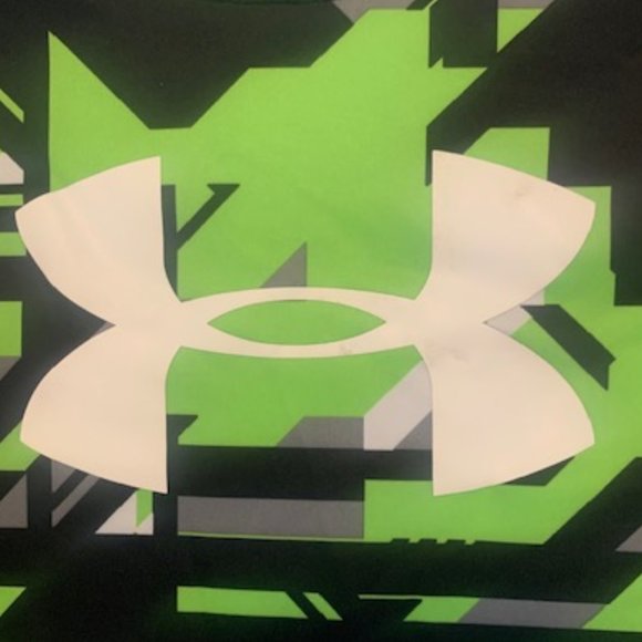 Under Armour boys long sleeve performance shirt size 5 green and black - Picture 5 of 6